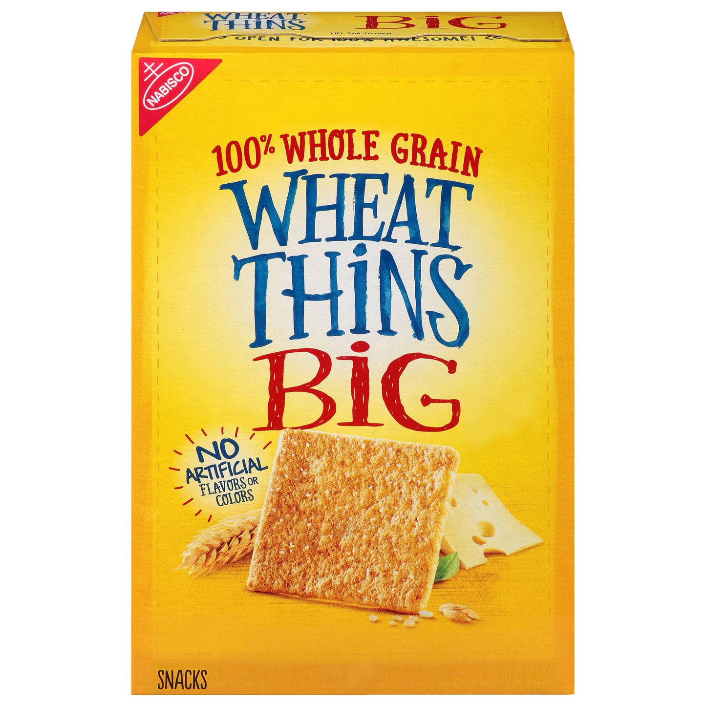 Wheat Thins Big Whole Grain Wheat Crackers 8 Oz