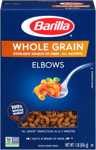 Whole Grain Whole Wheat Pasta, Elbows, Whole Grain