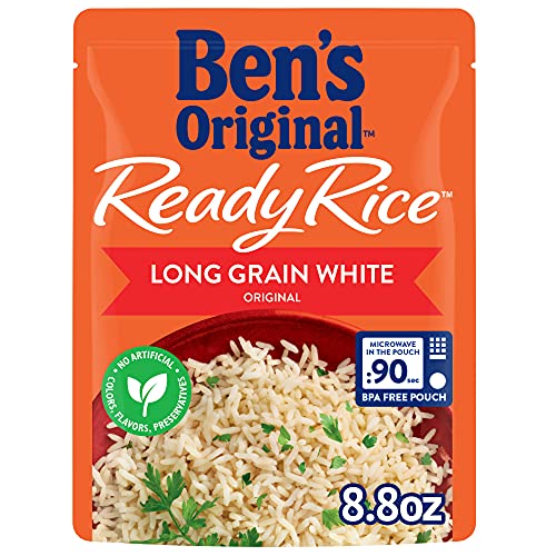 BEN S ORIGINAL Ready Rice Original Long Grain White Rice Easy Dinner Side 8.8 OZ Pouch