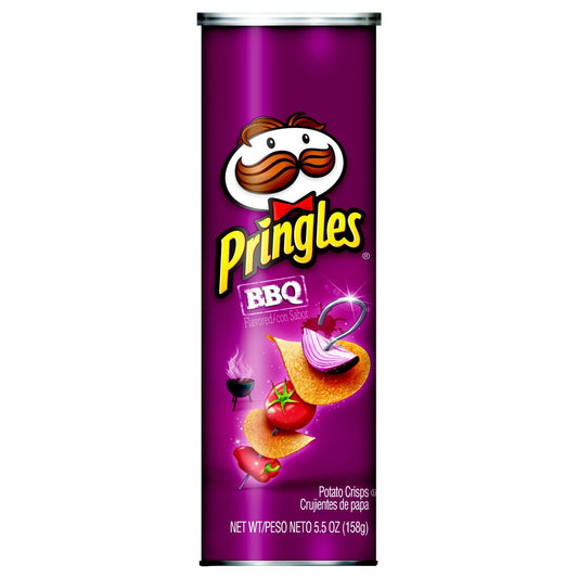 Pringles Potato Crisps Chips BBQ - 5.5 OZ