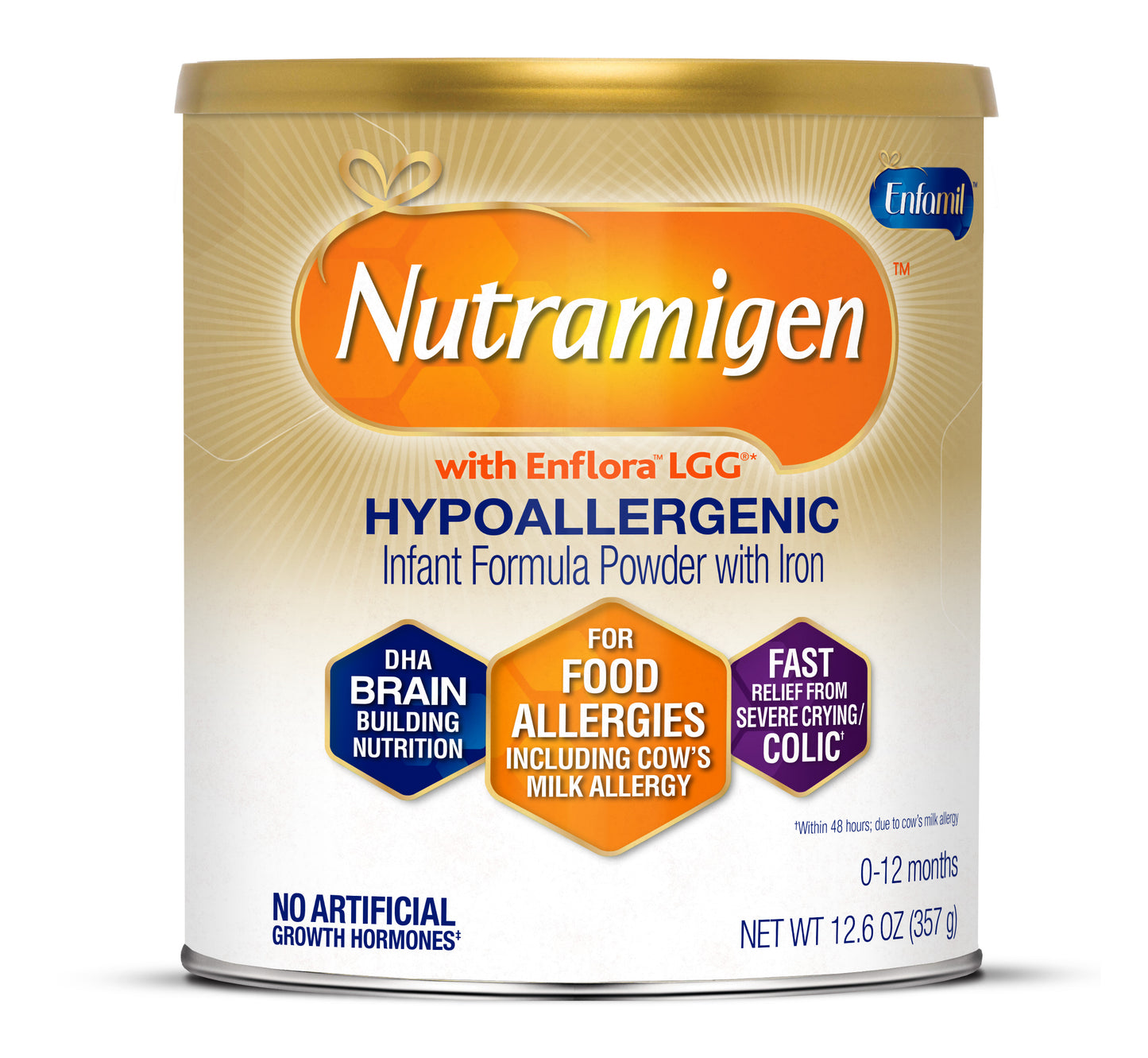 Enfamil Nutramigen LGG Powder Can with Enflora, 12.6 Oz