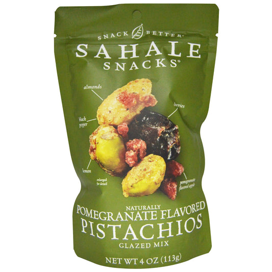 Sahale Snacks Naturally Pomegranate Flavored Pistachios Glazed Mix 4 Ounces