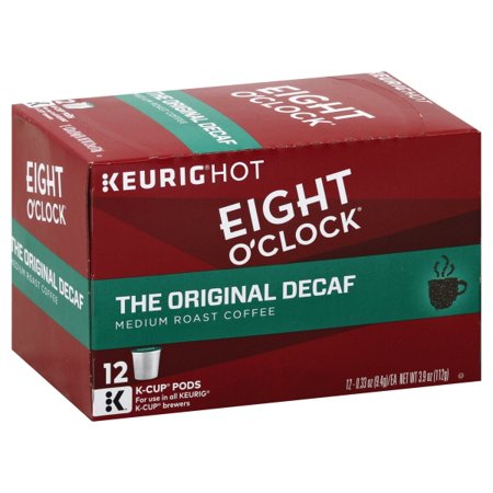 Eight O'clock the Original Decaf K-Cup ® Pods 12 Ct Coffee - Kosher Single Serve Pods