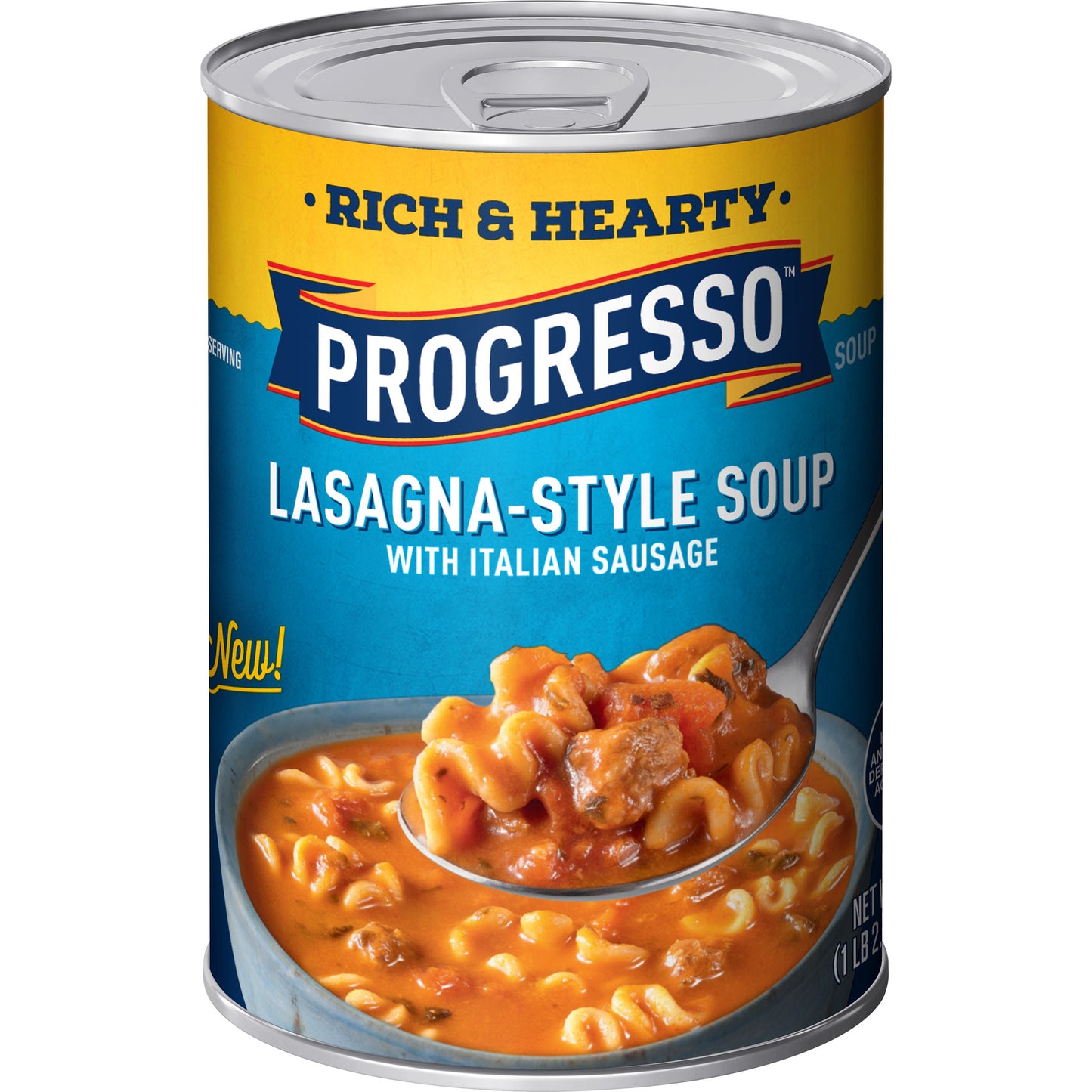 Progresso Rich & Hearty Lasagna-Style Soup with Italian Sausage Canned Soup 18.5 Oz.