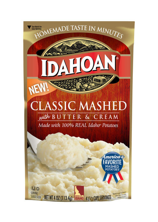 Idahoan Classic Mashed Potatoes 4 Oz Pouch