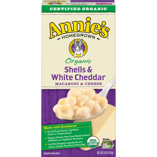 Annie'S Pasta White Cheddar 6 Oz