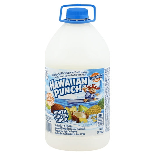 Hawaiian Punch Whitewater Wave Juice 1 Gal Bottle