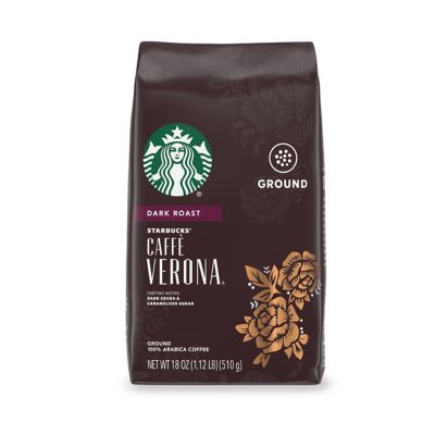 Starbucks Arabica Beans Caffè Verona Dark Roast Ground Coffee 18 Oz