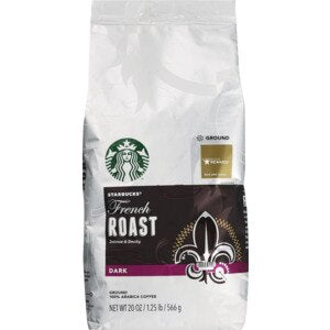 Starbucks Ground Coffee, French Roast Dark, 18 Oz