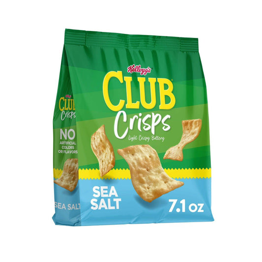 Club Sea Salt Cracker Crisps 7.1 Oz