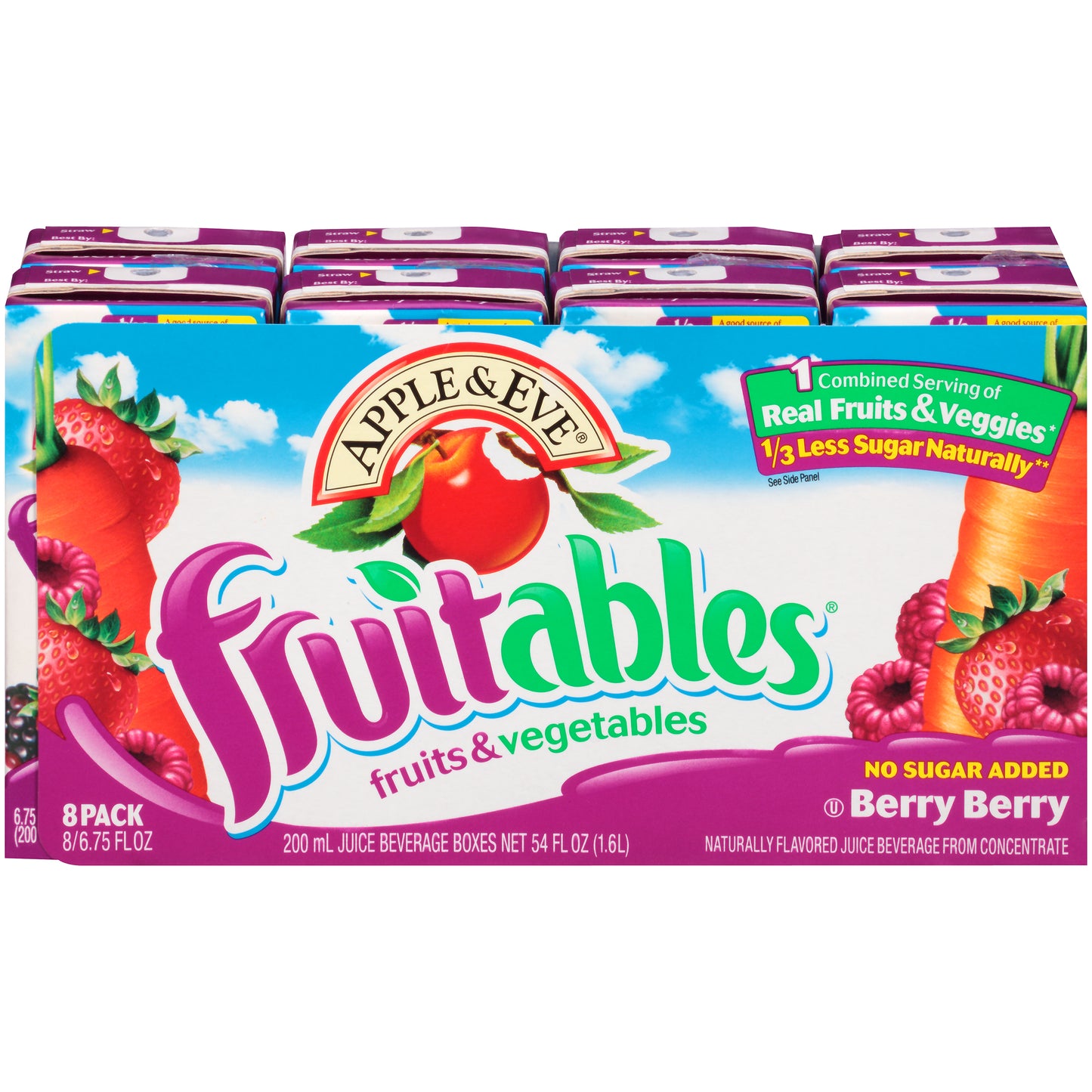 Apple & Eve Fruitables Berry Berry Juice Beverage 6.75 Fl Oz 8 Count