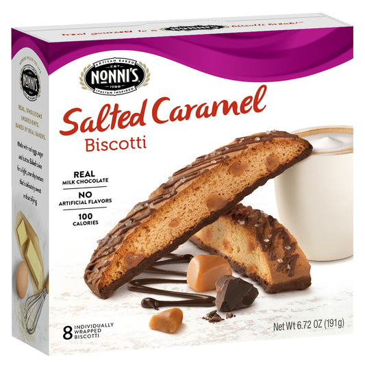 Nonni BISCOTTI SALTED CARAMEL 6.88 Oz