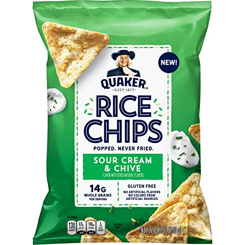 Quaker Rice Chips Sour Cream and Chive