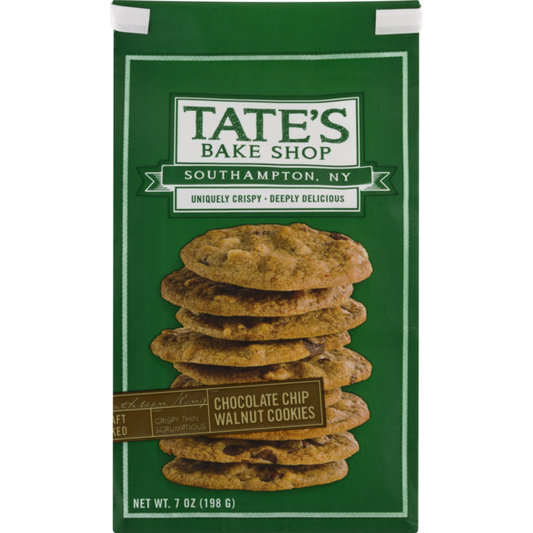 Tate S Bake Shop Walnut Chocolate Chip Cookies 7 Oz