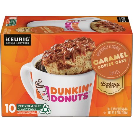 Dunkin Caramel Me Crazy Coffee Keurig K-Cup Pods 10 Count Box