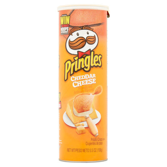 Pringles Cheddar Cheese Potato Crisps Chips 5.5 Oz