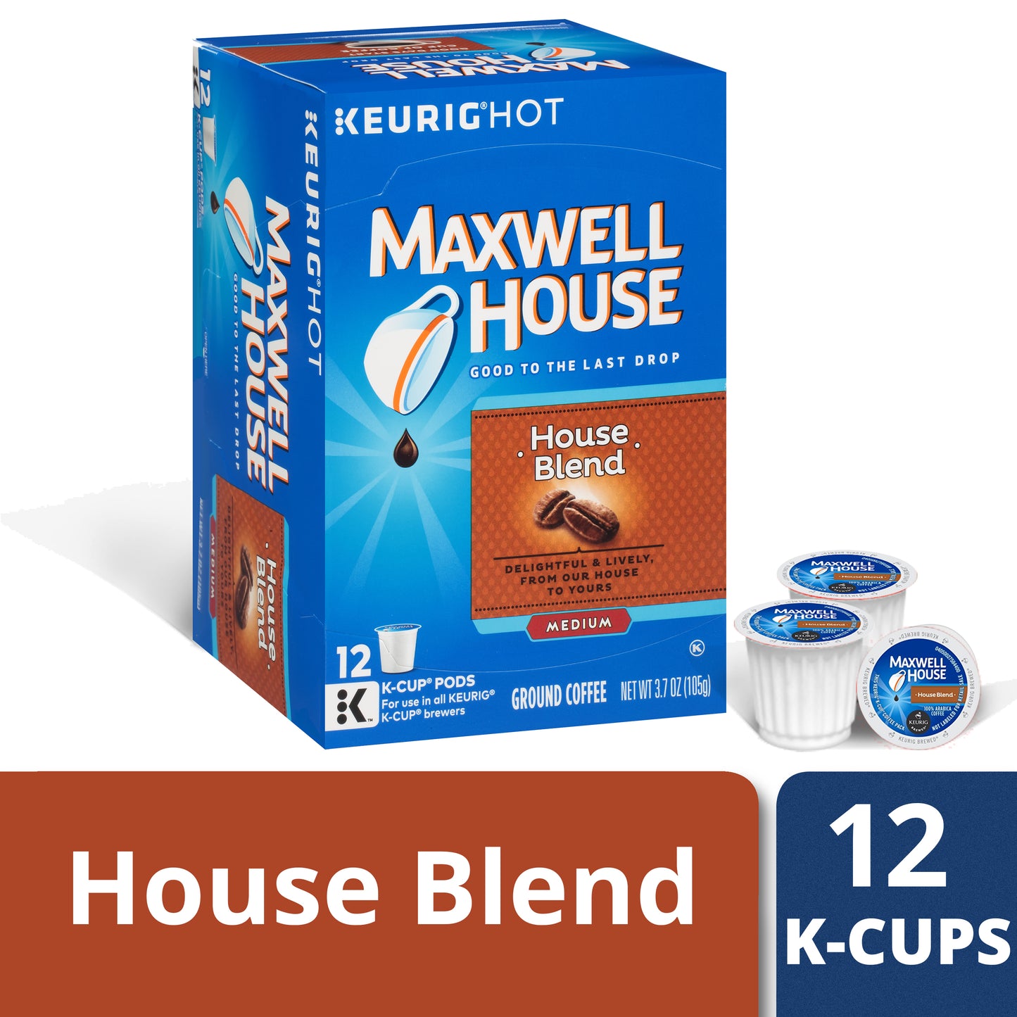 Maxwell House Cafe Collection Pods, 12 Ct