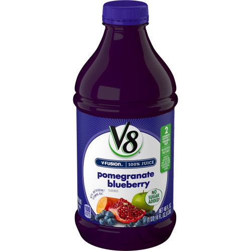 V8 Blends 100% Juice Bottle - Pomegranate, Blueberry, 46 Fl Oz