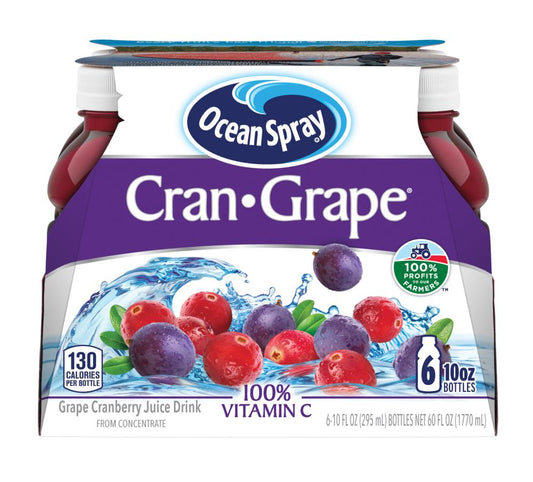 Ocean Spray Cran- Grape Juice Drink 10 Fl Oz 6 Ct