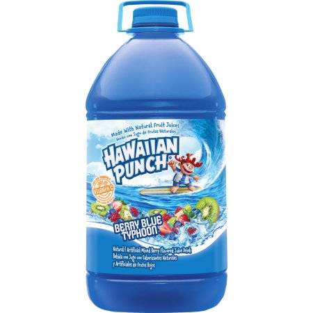 Hawaiian Punch Berry Blue Typhoon Juice Drink 1 Gal Bottle