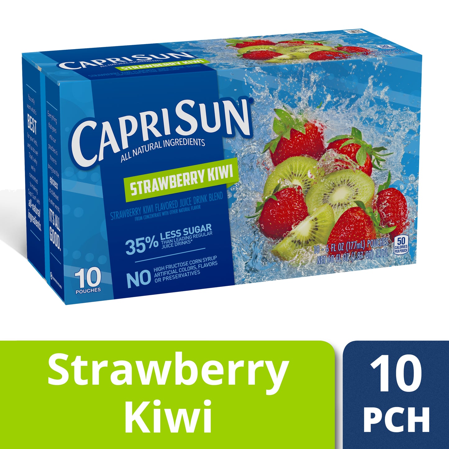 Capri Sun Strawberry Kiwi Juice Drink 10-Pack - 6 Oz