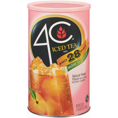 4C Drink Mix Natural Peach 66.1 Oz