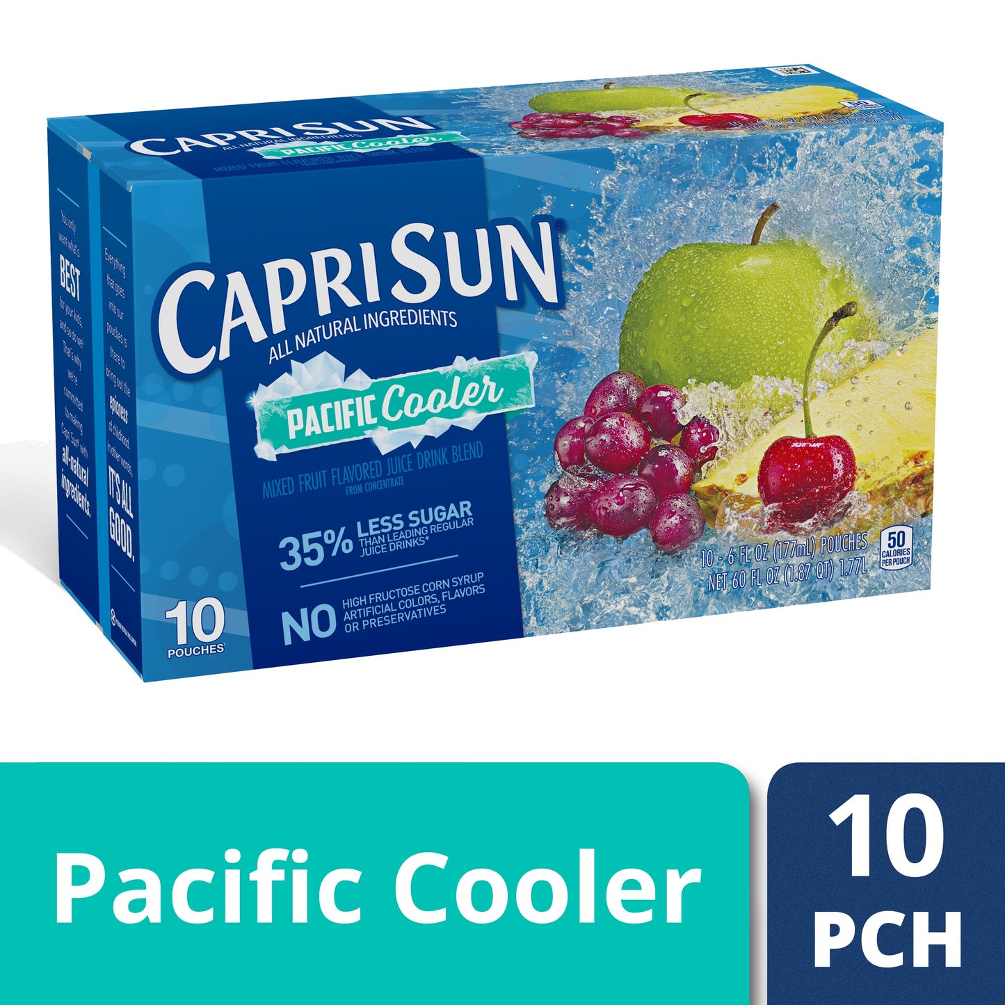 Capri Sun Pacific Cooler Punch Juice Drink 10-Pack - 6 Oz