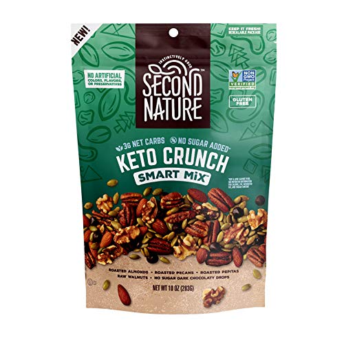 Second Nature Keto Crunch Smart Mix Nut Medley 10 Oz