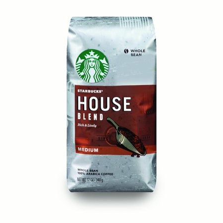 Starbucks House Blend Whole Bean Medium Roast 12 Oz