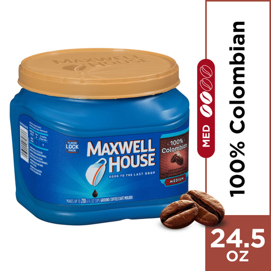 Maxwell House 100 Colombian Coffee - 24.5 Oz