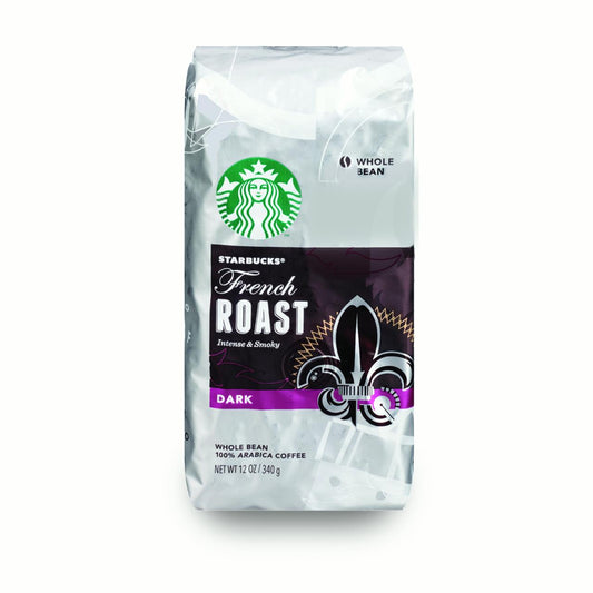 Starbucks Whole Bean Coffee Dark Roast French Roast 12 Oz