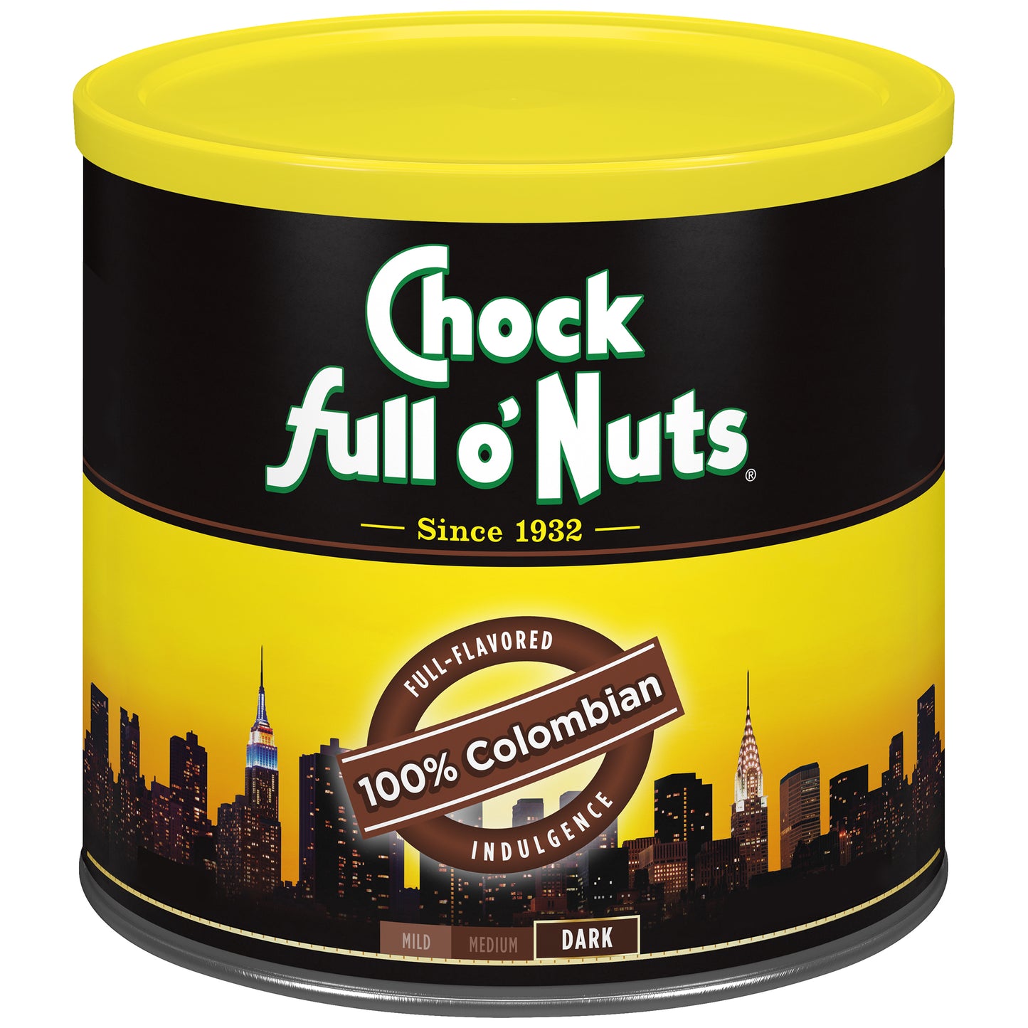 Chock Full O’Nuts® 100% Columbian Ground Coffee Medium Roast 24 Oz. Can