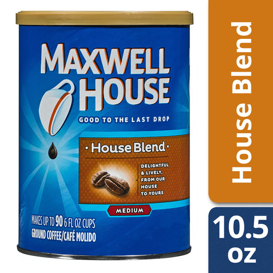 Maxwell House Medium House Blend Ground Coffee 10.5 Oz