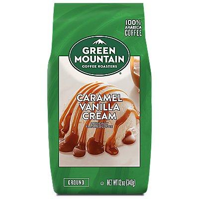 Green Mountain Coffee Caramel Vanilla Cream Coffee 12 Oz Ground