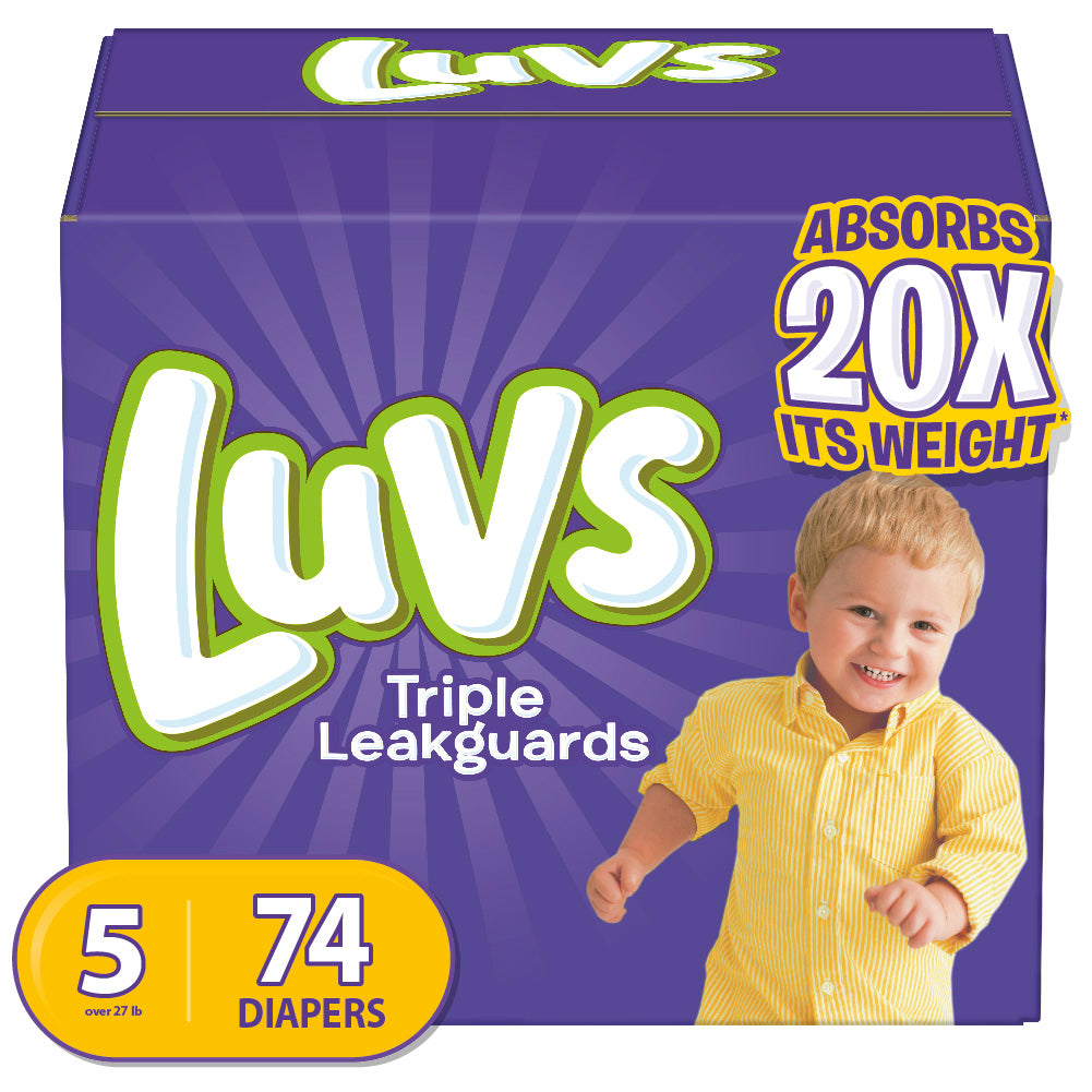 Luvs Diapers Size 5 74 Count