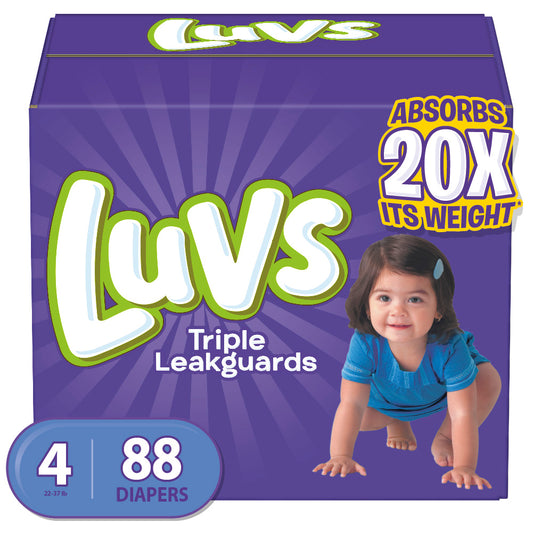 Luvs Diapers Size 4 88 Count