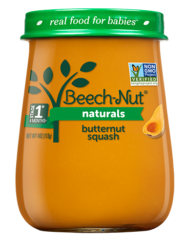 Beech-Nut Naturals Butternut Squash Baby Food Jar - 4oz