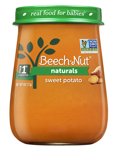 Beech-Nut Naturals Sweet Potatoes Baby Food Jar - 4oz