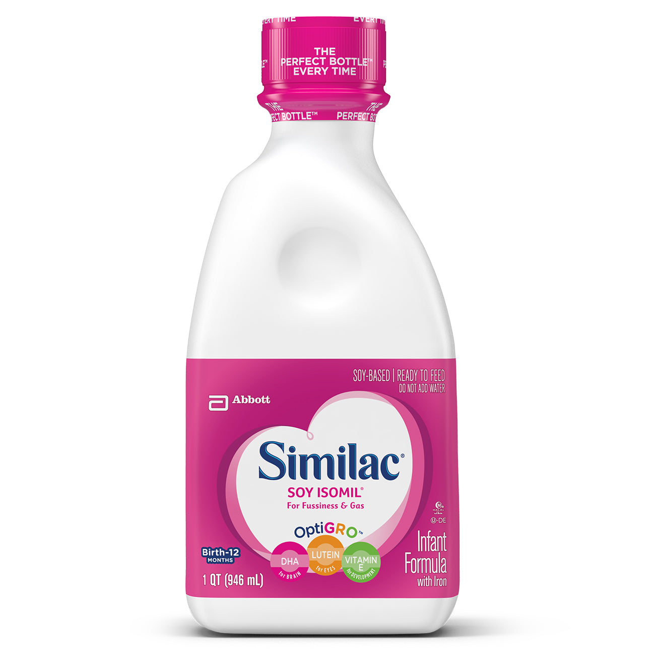 Similac Soy Isomil Ready-to-Feed Baby Formula 32-fl-oz Bottle