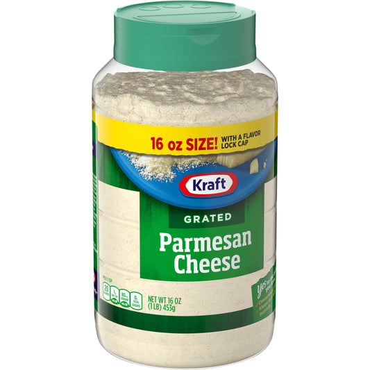 Kraft Parmesan Grated Cheese 16 Oz Shaker