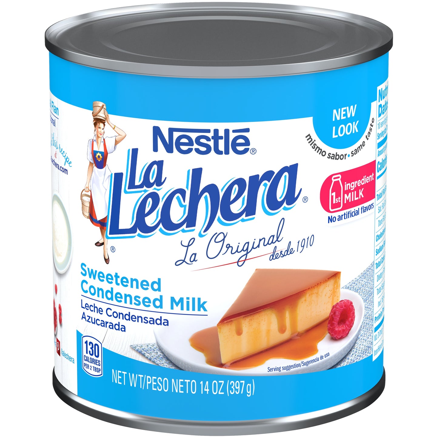 Nestle La Lechera Sweetened Condensed Milk Good Source of Calcium 14 Oz