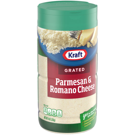 Kraft 100% Grated Parmesan & Romano Cheese 8oz