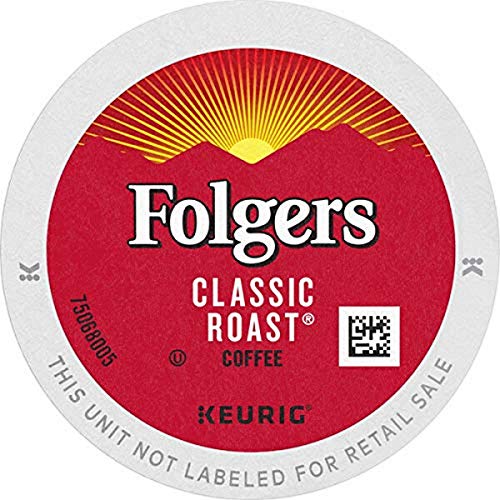 Folgers Classic Roast Coffee Medium Roast K Cup Pods for Keurig Coffee Makers 32Count