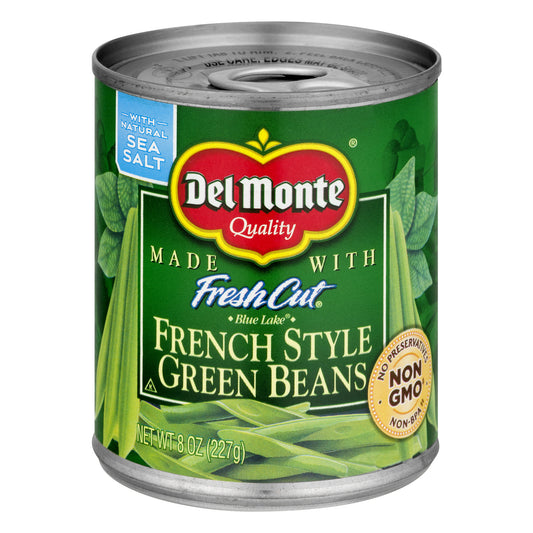 Del Monte French Style Green Beans Vegetables 8 Oz Can