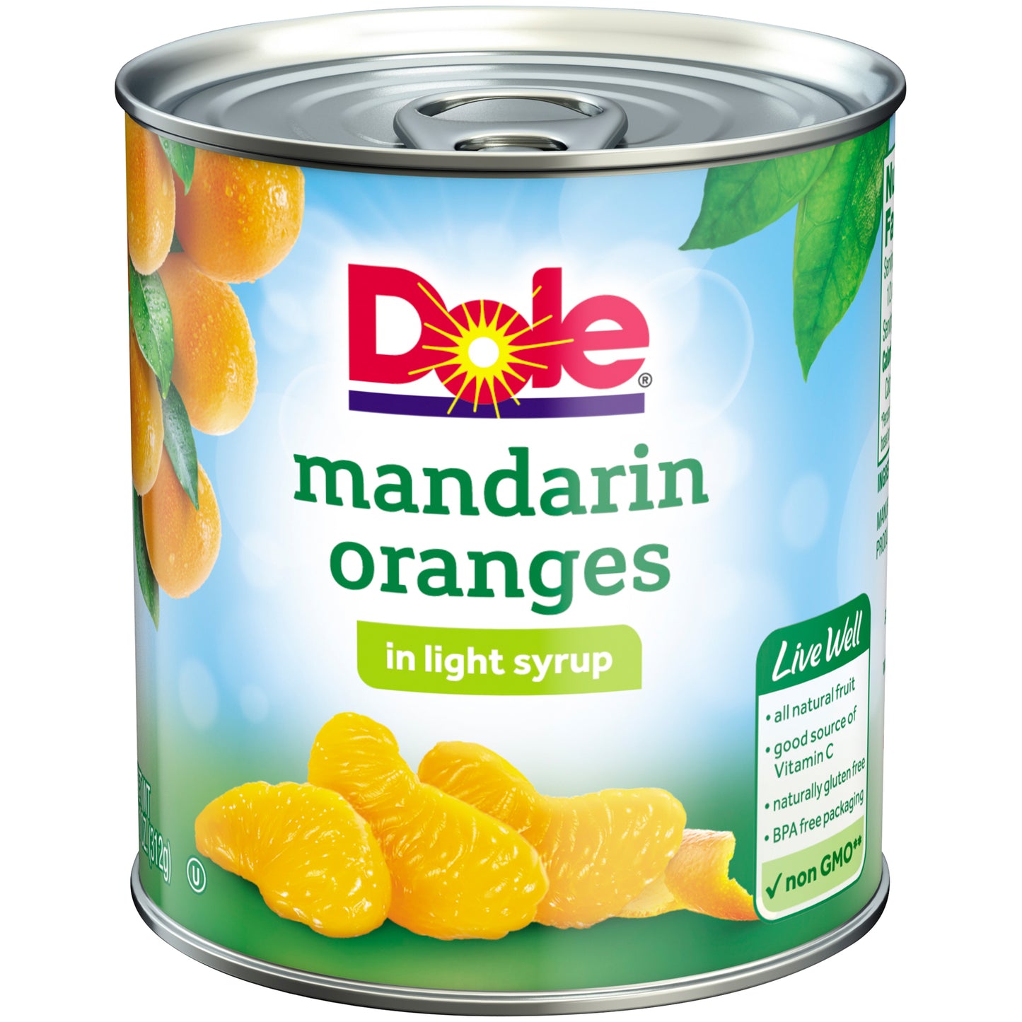 Dole Mandarin Oranges in Light Syrup 11 Oz Can