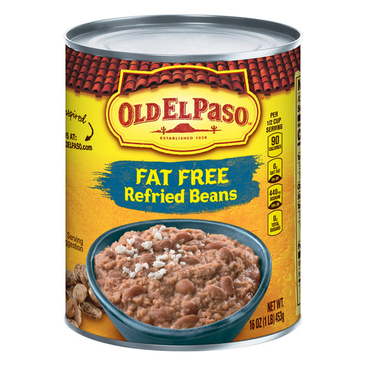 Old El Paso Fat Free Refried Beans 16 Oz.