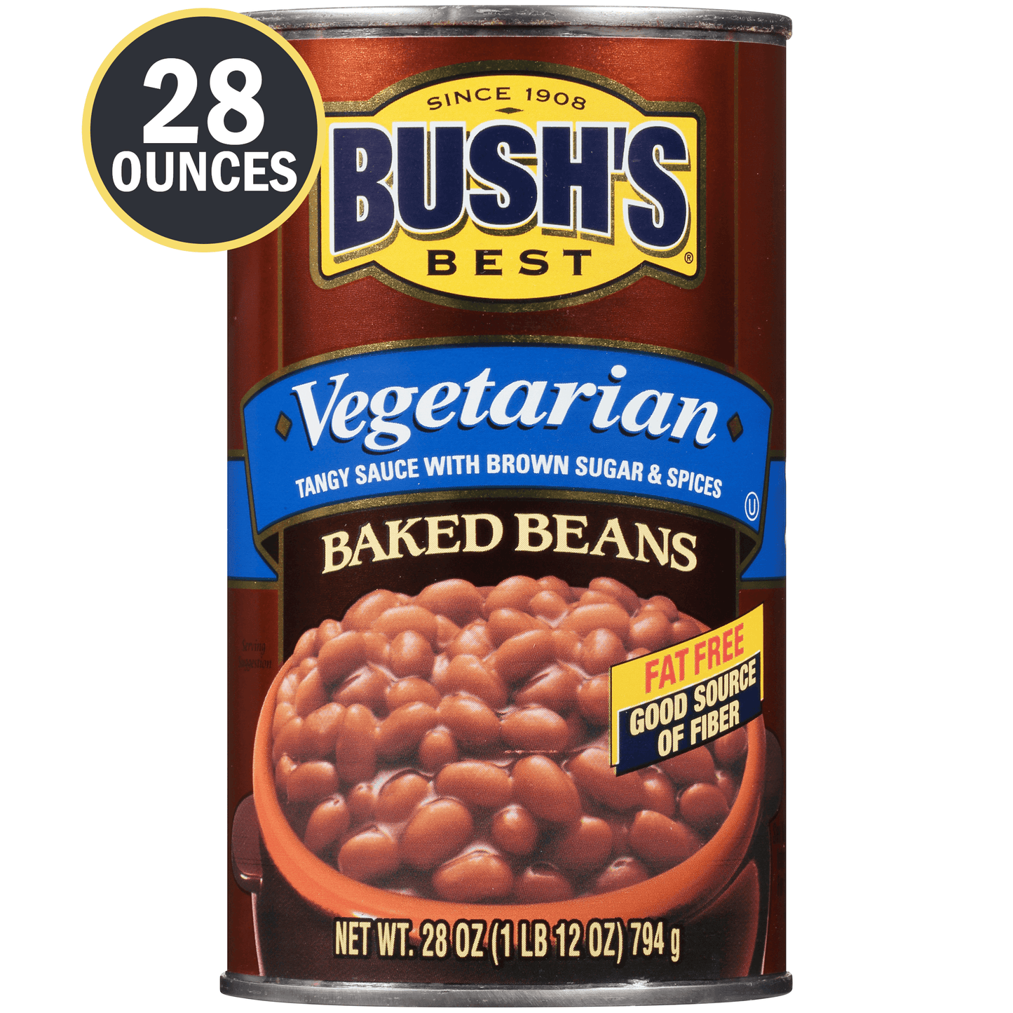 Bush's Best Vegetarian Baked Beans, 28 Oz