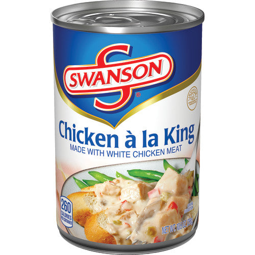 Swanson Canned Chicken a La King with White and Dark Chicken Meat 10.5 Oz Can