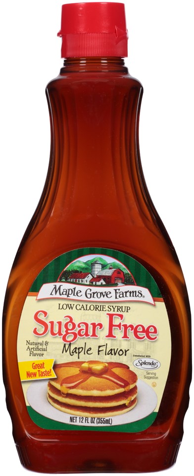 Maple Grove Farms® Sugar Free Maple Flavor Low Calorie Syrup 12 fl. oz. Squeeze Bottle