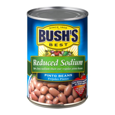 Bush S Reduced Sodium Pinto Beans Canned Beans 16 Oz Can